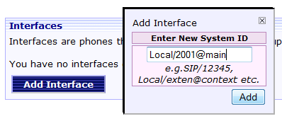 addInterface Adding the first Agent...